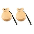 thumbnail image 6 of Soug Wooden Castanets Spanish Castanets Flamenco Fancy Dress Music Plain; Red New, 6 of 8