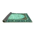 thumbnail image 2 of Ahgly Company Indoor Rectangle Persian Turquoise Blue Traditional Area Rugs, 3' x 5', 2 of 4