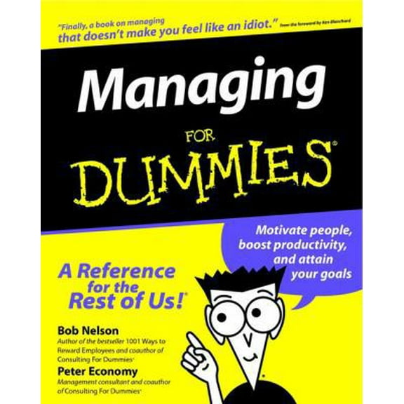 Pre-Owned Managing for Dummies (Paperback) 1568848587 9781568848587