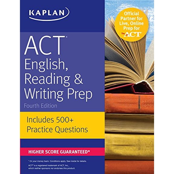 Pre-Owned Kaplan Test Prep: ACT English, Reading & Writing Prep : Includes 500  Practice Questions (Paperback)