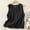 Black, variant on NTACZA Tank Tops Cotton V-Neck Casual Sleeveless Lace Trim Cute Summer Tops