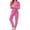Hot Pink #2, variant on Kixjoy Onesie Pajamas for Women Long Sleeve Zip Up Fuzzy Pajamas Thermal Fleece Winter Loungewear Casual Soild Hooded Jumpsuits for Women, Yellow L