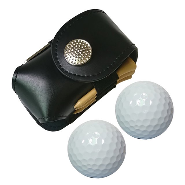 Bangcool Golf Ball Bag Portable Mini Pocket Golf Ball Pouch with Golf Divot Tool Ball Tee