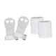 thumbnail image 3 of Gimnasia para niños mano con accesorios deportivos de pulsera para pull ups Protección de palma de barra de gimnasia multifuncional , White S W blancas, 3 of 8