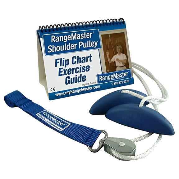 RangeMaster Overhead Shoulder Pulley - Rubber Handle, Webbing Strap