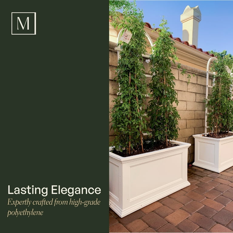 Mayne Fairfield Large Outdoor Rectangular Planter, 35.6
