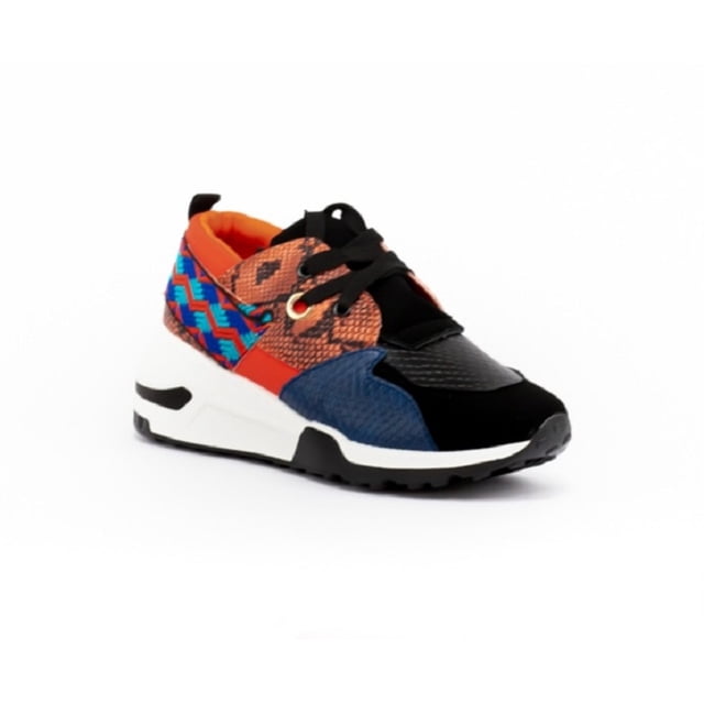 Tenis Sneakers Casual para Dama Hanna MX Flamingo Orange Snake