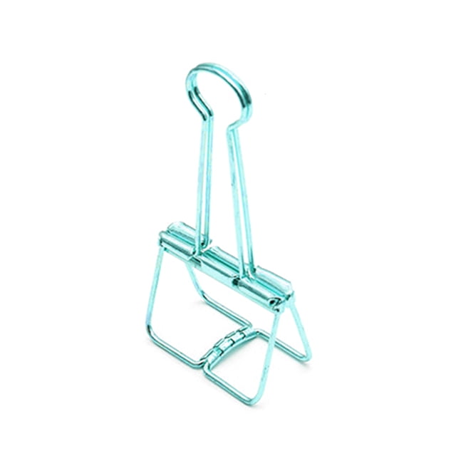 Clip de cola larga hueco de Metal Clip de encuadernación de oficina Organizador de billetes de papel para documentos Suministros de oficina S / M / L 6 Piezas Speravity WJU1609-11