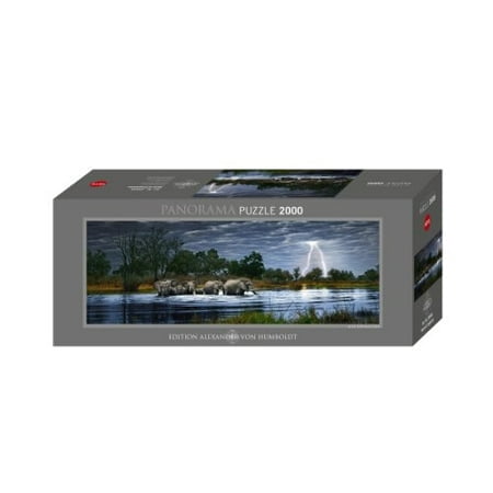 Heye Herd of Elephants 2000 Piece Panoramic Jigsaw Puzzle