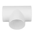thumbnail image 2 of Conector de conducto de 3 vías, resistente a la corrosión, PVC, forma de T, redondo, adaptador de manguera de 3 orificios, divisor de 4 pulgadas, 2 of 14