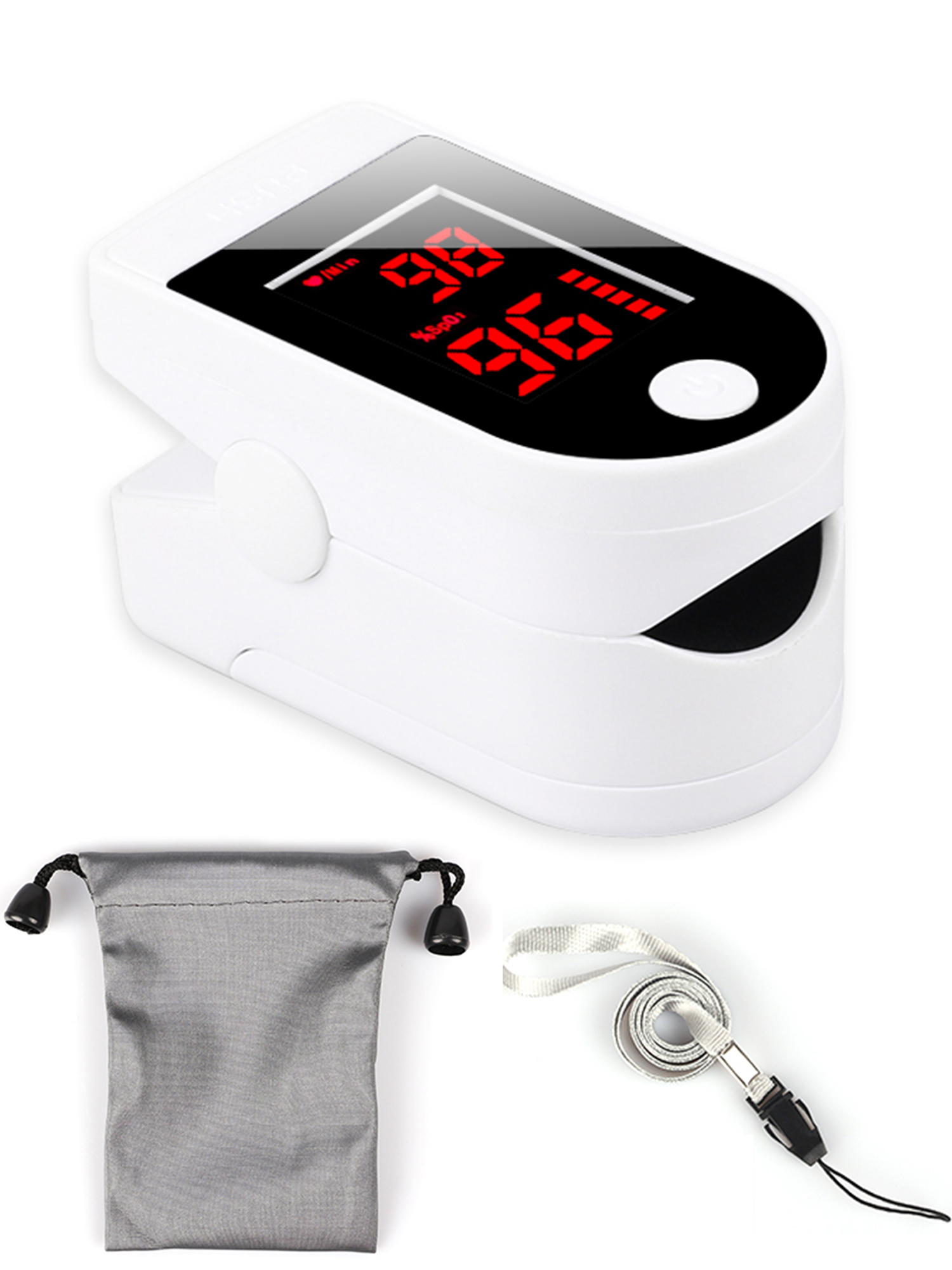 Fingertip Pulse SpO2 Meter Blood Finger Heart Rate Monitor With LED