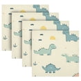 thumbnail image 5 of Satin Polyester Napkins - 20x20 InchSingle-Sided Printed Napkins, 1-Piece/4-Piece/6-Piece Set, DIY Personalized Table Setting，Dinosaurs, 5 of 8