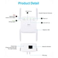 thumbnail image 4 of Repetidor Wifi De 1200 Mbps, Extensor Wifi Inalámbrico, Amplificador De Señal De Largo Alcance De Doble Banda De 2,4 Ghz/5 Ghz, Enrutador Wi-Fi Yuarrent EL012991-00, 4 of 6