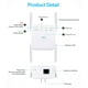 thumbnail image 4 of Repetidor Wifi De 1200 Mbps, Extensor Wifi Inalámbrico, Amplificador De Señal De Largo Alcance De Doble Banda De 2,4 Ghz/5 Ghz, Enrutador Wi-Fi Yuarrent EL012991-00, 4 of 6