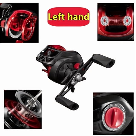 High Performance Metal Fishing Reel with Powerful Drag Bearing Explorer Life Two-Handed Suitable for Baitcasting Reels - Suitable for Both Fresh And Saltwater Fishing