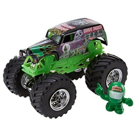 Hot Wheels Monster Jam Grave Digger (Includes Figure) 1:64 Scale ...