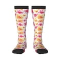 thumbnail image 2 of Lsque Watermelon Printed Crew Socks Men's Women's LightWeight Thin Casual Calf Socks ,Knee High Socks,Cotton Socks, 2 of 9