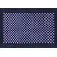 thumbnail image 1 of Ahgly Company Indoor Rectangle Checkered Blue Modern Area Rugs, 2' x 4', 1 of 4