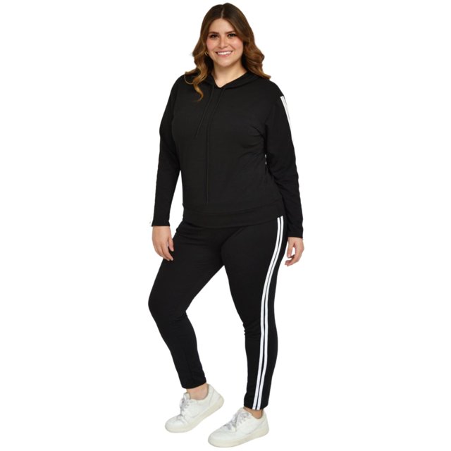 Conjunto de pants Roman Fashion/Tallas Extras, 8010 (Negro) negro 42 Roman Fashion PNT-GR-8010-NEGRO-ALL