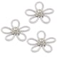 thumbnail image 5 of Shoe Brooch, 6cm Wide Cute Flower Brooch Cute Colours  For Clothing Matching For Daily Decoration ANGGREK Diamantes de imitación blancos de malla blanca, 5 of 8