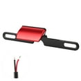 thumbnail image 2 of Motorcycle License Plate Light CNC Aluminium Rear Tag Lamp 6 LED Tail Mount Lighting for Universal Motorcycles, 2 of 7