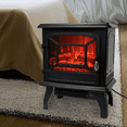 thumbnail image 3 of PAPROOS Electric Fireplace Stove, 20” Freestanding Stove Heater with Realistic Flame, CSA Certified, Overheating Safety Protection, for Small Spaces, 1400W, 3 of 10
