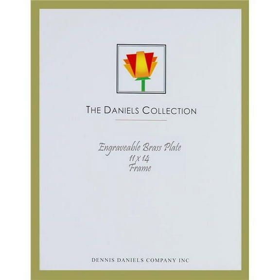Dennis Daniels E0114B 11 x 14 & 0.5 in. Elegant Molding Frame - Brass