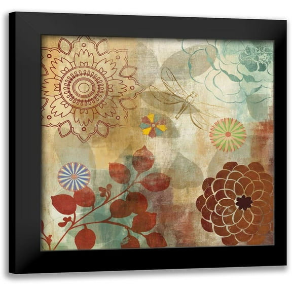 PI Studio 12x12 Black Modern Framed Museum Art Print Titled - Ambiente I