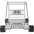 thumbnail image 2 of Metal Go Kart Style Twin Bed, Black, 2 of 5