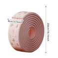 thumbnail image 3 of Protector de esquinas para bebés | Alfombrilla protectora para esquinas infantiles Alfombrilla protectora adecuada para estanterías, paredes, camas, armarios, muebles, mesas y mostradores 2 m, 3 of 4