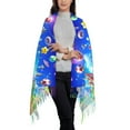 thumbnail image 2 of Gokiu Mario Women's Scarf Pashmina Shawls and Wraps for Wedding Evening Party Warm Long Scarves, 2 of 7