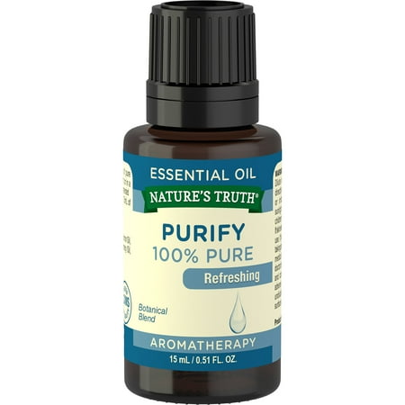 Aromatherapy Treatment Blend - Nature's Truth Aromatherapy Breathe Easy Essential Oil Blend, 0.51 Fl Oz