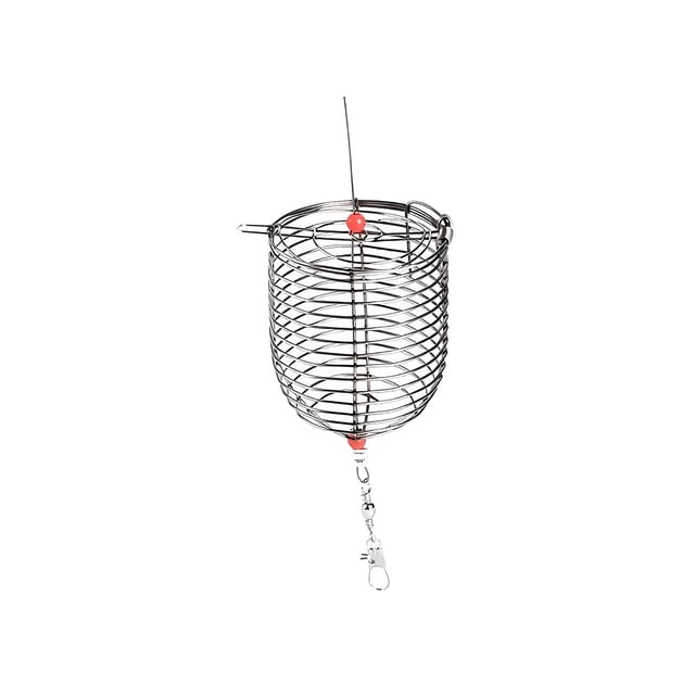 Naiovety Jaula de pesca Baitcasting de gran capacidad, alimentador de cebo de Metal, jaulas con gancho a presión, aparejos, equipo para exteriores, Pescar S Naiovety OD032277-01