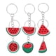thumbnail image 1 of 6pcs Watermelon Keychain Charm Watermelon Keyring Pendant Keychain Decoration, 1 of 3