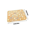 thumbnail image 3 of Coffee Pet Blanket Flannel Sleeping Mat For Cats Dogs General Small Medium Pets Coffee Soft Warm Cushion, 3 of 7