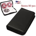 thumbnail image 1 of 80 Sleeve CD DVD Blu Ray Disc Carry Case Holder Bag Wallet Storage Ring Binder, 1 of 4