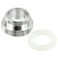 thumbnail image 1 of Adaptador de grifo macho a macho Uxcell, conector recto cromado para filtro de agua de manguera M28 x M22 2, 1 of 4