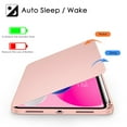 thumbnail image 5 of Soke Rotating Case for iPad 10th Generation 10.9-Inch 2022 with Pencil Holder - 360 Degree Rotate Stand Protective Case with Clear Back & Smart Sleep/Wake Cover - Rose Gold, 5 of 8