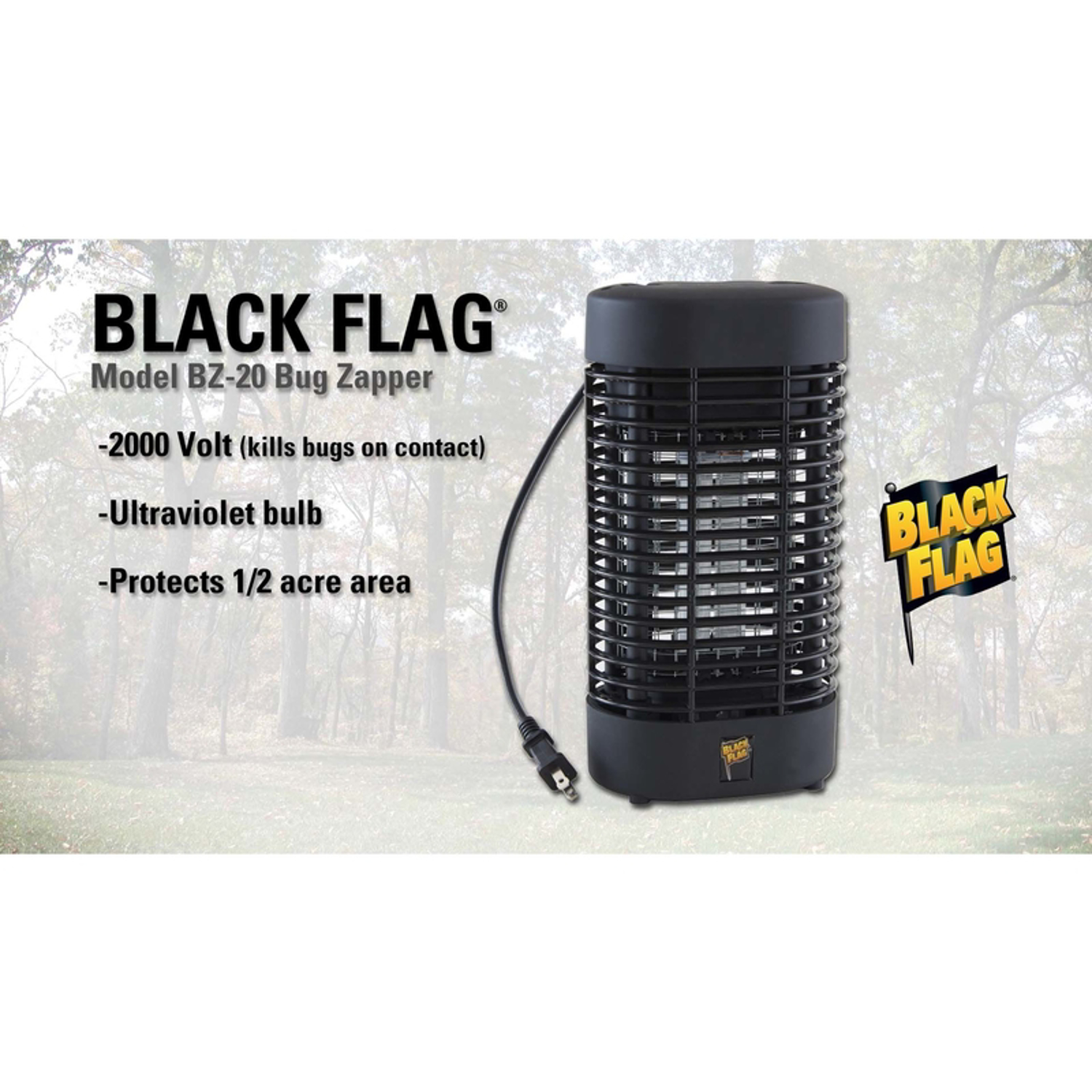 Black Flag 2000V Bug Zapper, Half-Acre Coverage photo 3