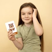 QUOKKA ABC Learning Flash Cards for Toddlers - 60 Educational Cards with Alphabet, Numbers, Colors and Animals for Kids Ages 2-5