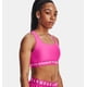thumbnail image 3 of Top deportivo Under Armour Crossback impacto medio para mujer, rosa, 3 of 9