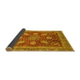 thumbnail image 2 of Ahgly Company Indoor Rectangle Abstract Yellow Modern Area Rugs, 2' x 5', 2 of 4