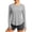 Gray plus size sun protection tops a1, variant on MORESEC Women Plus Size Long Sleeve Round Neck UPF50 Sun Protection Tops for Casual Workout Tee Shirts Summer Outdoor Activewear, Gray 3XL