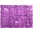 thumbnail image 1 of Ahgly Company Indoor Rectangle Abstract Pink Contemporary Area Rugs, 2' x 5', 1 of 4