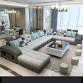 thumbnail image 1 of living room furniture modern fabric sofa European sectional sofa set 1908 My Lux Decor Round, 1 of 25