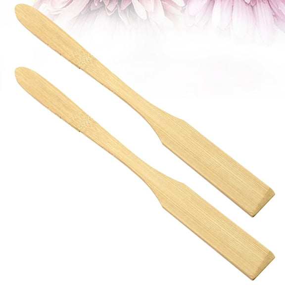 KONTONTY 2pcs Wooden Stirring Stick Mixing Stirring Rod Stirring Spoon Kettle Accessories for Coffeepot Cup (As Shown)