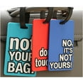 thumbnail image 4 of Usbinx Life Decorations English Letters PVC Soft Rubber Luggage Tag Not Your Bag Suitcase Backpack ID Tag Durable Personalized Travel Accessories 1 Piece, 4 of 5