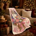 thumbnail image 3 of Ragdoll Cat Floral Bouquet Fireplace Nook Whimsical, Playful Pet Portrait Pattern, Warm Flannel Blanket for Living Room and Bedroom, Cat Lovers Thanksgiving Gift, Pet Lover Home Decor, 3 of 9