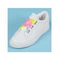 thumbnail image 2 of INSPIRE CHIC Extra Wide Shoe Laces Satin Ribbon Flat Gradient Colorful Shoe Strings for Sneakers Multi Pink 70cm/27.6", 2 of 6
