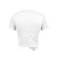 thumbnail image 5 of Stylish Olyvenn Womens T Shirts Modal Breathable Basic Crew Neck Short Sleeve Crop Tops Cute Summer Tops Slim Fit Y2k Tees White S, 5 of 5